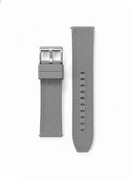 Bracelet caoutchouc 20mm - Gris