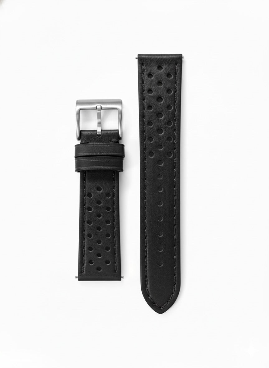 Bracelet cuir 20mm - Noir