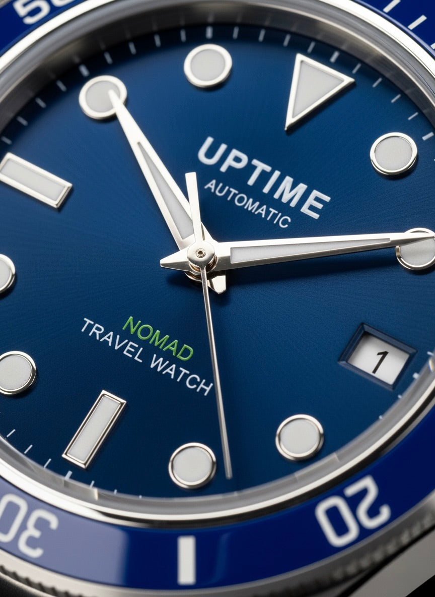 Cadran Uptime NOMAD bleu abyssal 